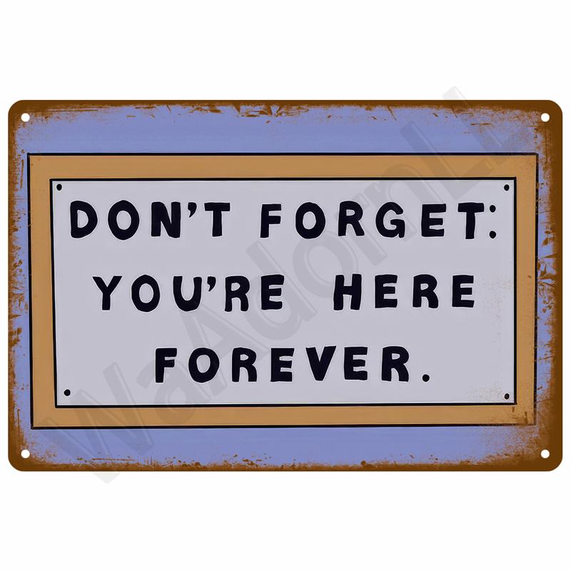 Vintage Room Decoration Home Decor Items Tin Signs Aesthetic Men Bedroom Metal Signs Retro Metal Plate Posters Wall Art Mural