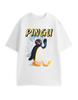 Pingu Biała Fala Koszulka z Krótkim Rękawem Unisex