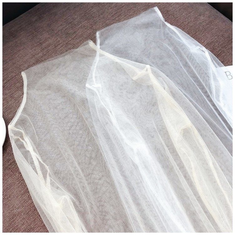 Mesh Base Shirt for Women Long Sleeved with Lace Lining Sun Resistant Transparent Transparent and Sexy Ultra-thin Top for All Seasons