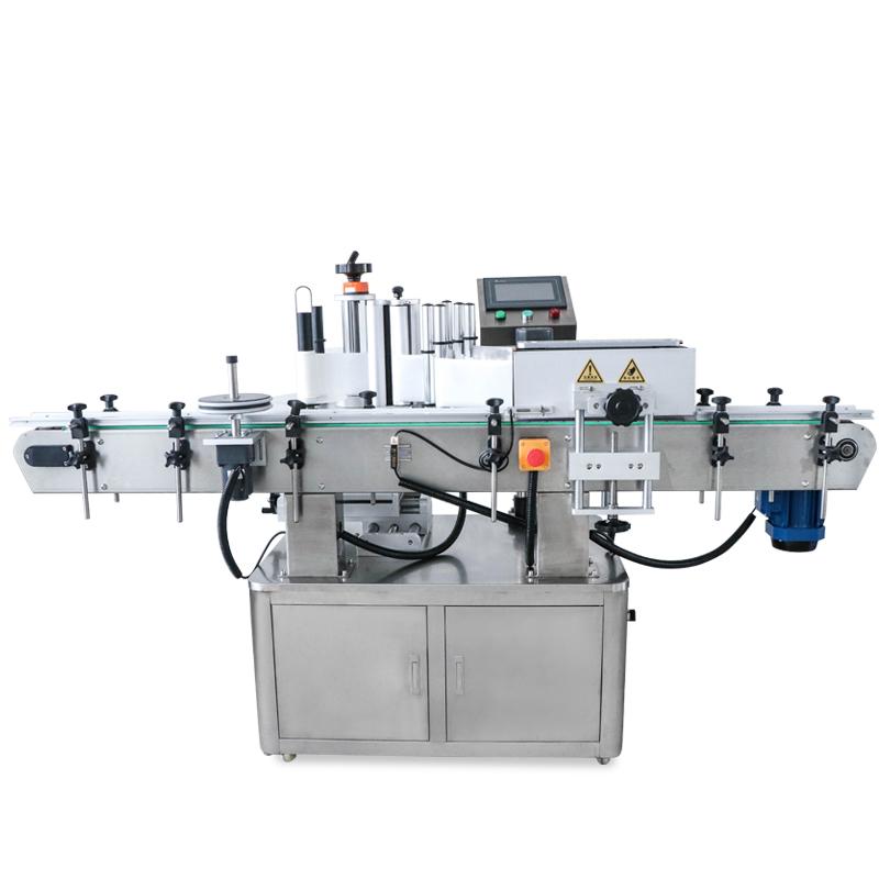 ZONESUN Automatic Round Bottle Labeling Machine Labeling Sticker Machine  Vial Glass Jar Tabletop Can Sticker ZS-TB200