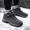Herren Wanderschuhe Outdoor Bergsteigen Sneaker Herren Top Qualität Lässige Schneestiefel Wasserdicht Warm Winterschuhe Mann Trekking