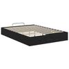 Ottoman Bed Frame Black Oak 203 x 120 x 25 cm
