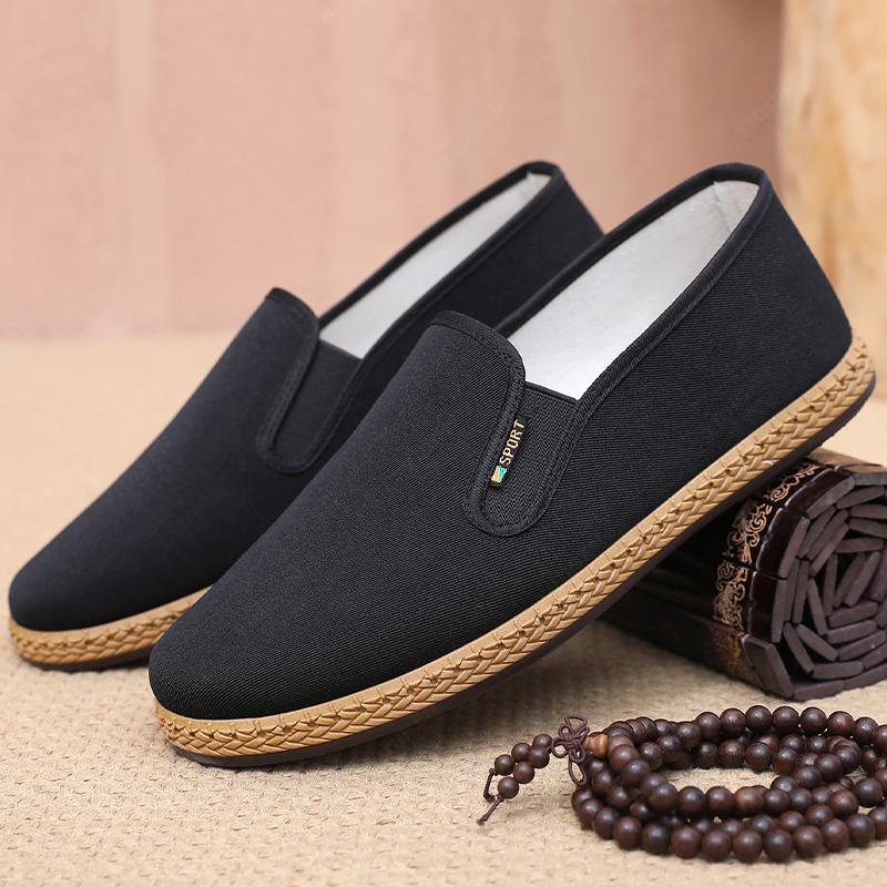 Men's Shoes Casual Sneakers Summer Lightweight Canvas Breathable Anti Slip Flat Shoes Affordable Casual canvas shoes