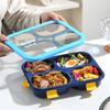 Microwave Safe Bento Box With Dividers For Office Workers And Students