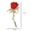 Autumn and Winter Coat Accessories Chest Flowers High-end Feeling Fixed Pins Rose Brooch