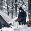 Folding Camping Stove Windscreen | Lightweight Outdoor Heat Shield for Picnics