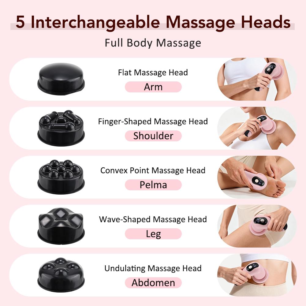Xiaomi 5 IN 1 Electric Abdomen Massager Anti Cellulite Portable Fat Slimming Health Care Massage Instrument Vibration Body Back Leg