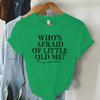 2024 New TTPD Music Album T-Shirts Women's Who's Afraid of Little Old Me Print T Shirt Harajuku O-Neck Short Sleeve Fans Tshirt