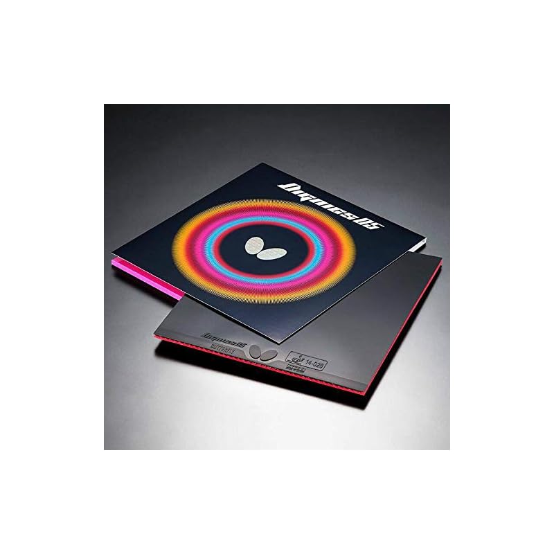 Butterfly Dignics 05 High Tension Inverted Rubber, Black, Thick, 06040