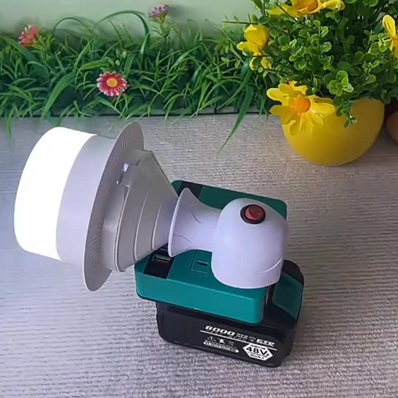 Dual Port 150W Portable Power Inverter Intelligent Converter 220V + 3 Usb 21V For Makita Battery