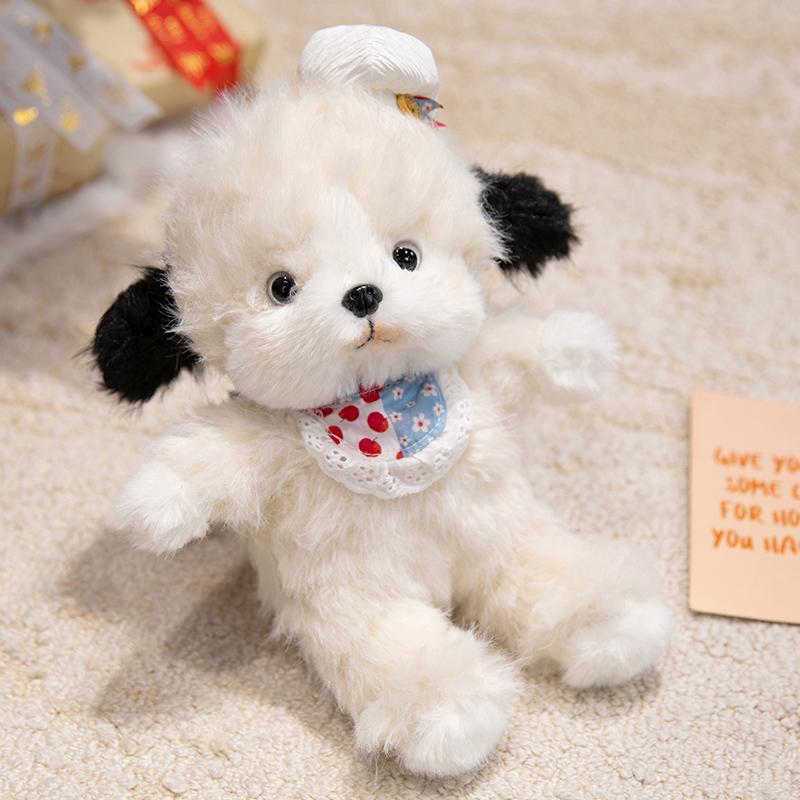 

Cartoon Dog Plush Playthings Cute And Charming Animals Gentle Stuffed Dolls Puppy Sleeping Companion Plushie Playthings Xmas Present 30cm білий