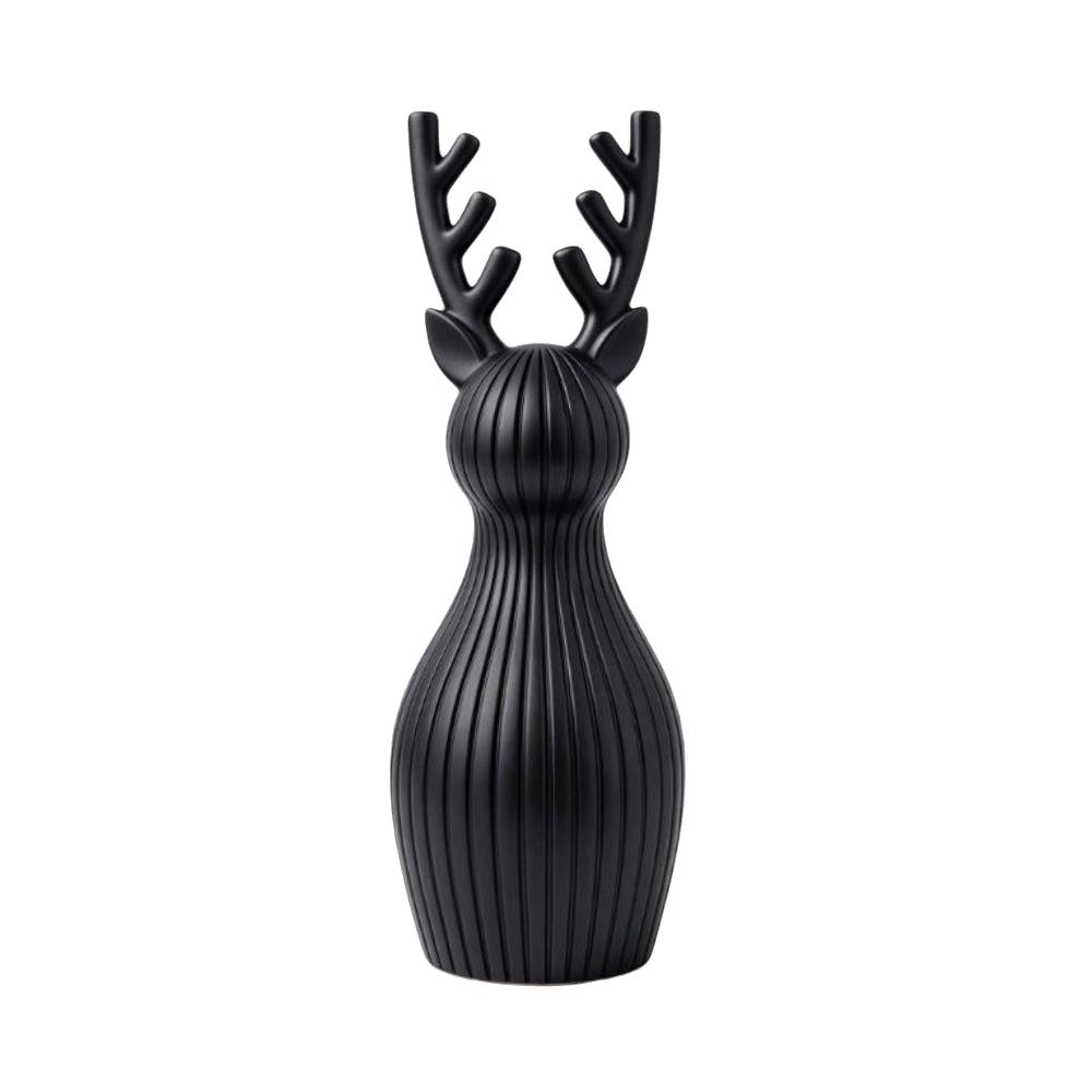 3D Printed Cat Statue Stripe Texture Pray Girl Sculpture Minimalist Tabletop Ornaments Home