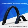 Ultra-Light 20 Inch Mountain Bike Mudguard Full Coverage Mud Tile Wide Water Board Bicycle Riding Equipment Accessories