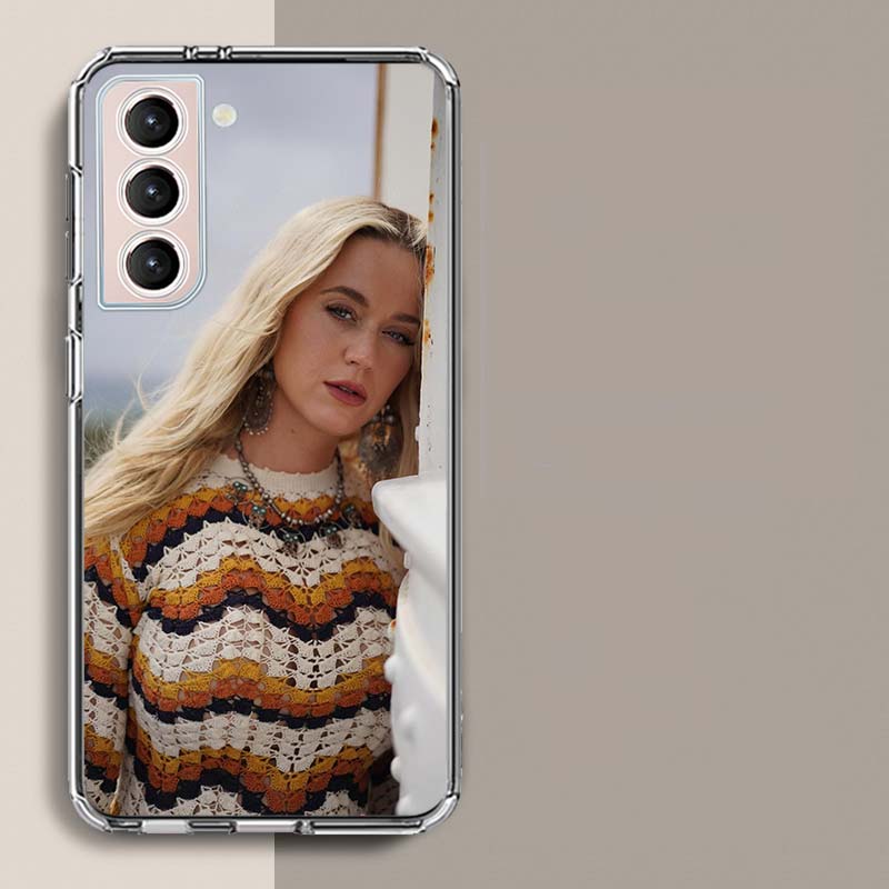 Singer K-Katy Perry Phone Case For Samsung Galaxy S25 Edge S24 S23 FE S21 S20 S10 Plus S22 S26 Ultra Cover Clear Cases TPU Capa