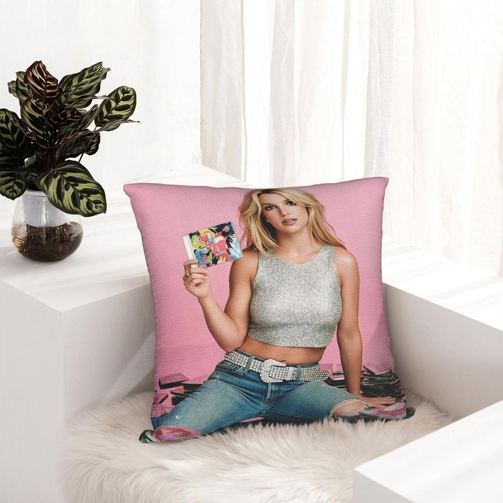 Singer Britney Spears Poszewki na poduszki Akcesoria Nadruk Poszewka na poduszkę Prezent Poszewka na poduszkę Sypialnia Wielorozmiarowe