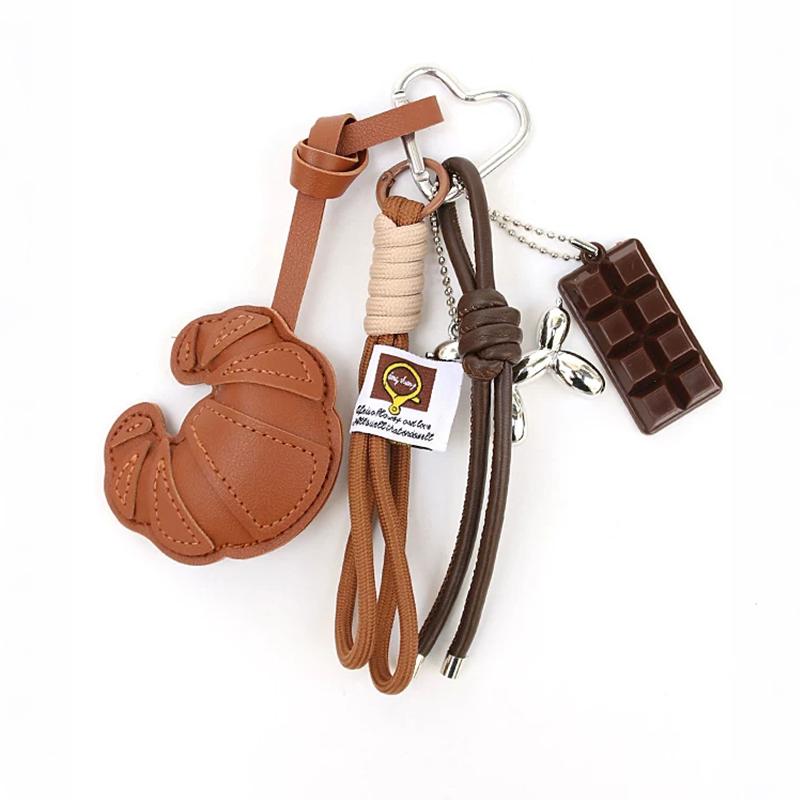 Tas Hanger Mooie Hanger PU Leer Croissant Hanger Mode Tas Hanger Vormige Tas Decoratie Tas Accessoire Cadeau bruin