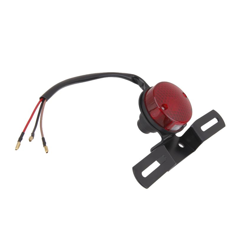 

Motorcycle Taillight Brake Stop Light Plate for Cafe Racer Chopper