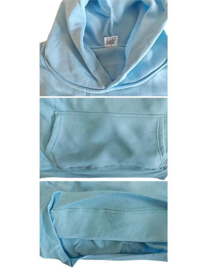 Fashion Fleece-Lined Hoodie Women's Fall/Winter Warm Printed Oversized Fleece-Lined Hoodie