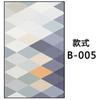 Geometric Bedroom Living Room Carpet Short Velvet Print Anti Slip Lobby Floor Mat Carpet