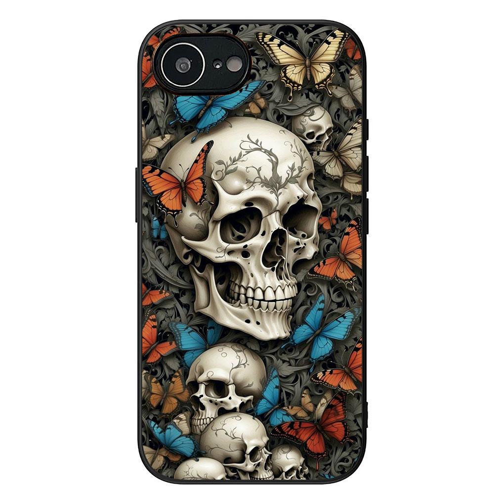 Cover for Samsung Galaxy Note 20 9 8 S8 S10 S9 Plus A54 A33 A21S A31 M21 S10E A17 Coque Phone Case Floral Art Skull Flower Rose