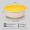 HANDUNYOU Disposable Locking Round Meal Containers