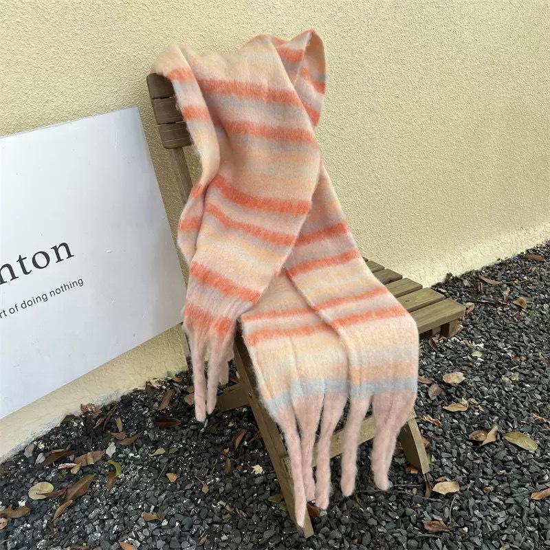 Maillard Plaid Scarf, High-end Women's Autumn and Winter Scarf, Thickened Atmosphere, Warm and Versatile Shawl