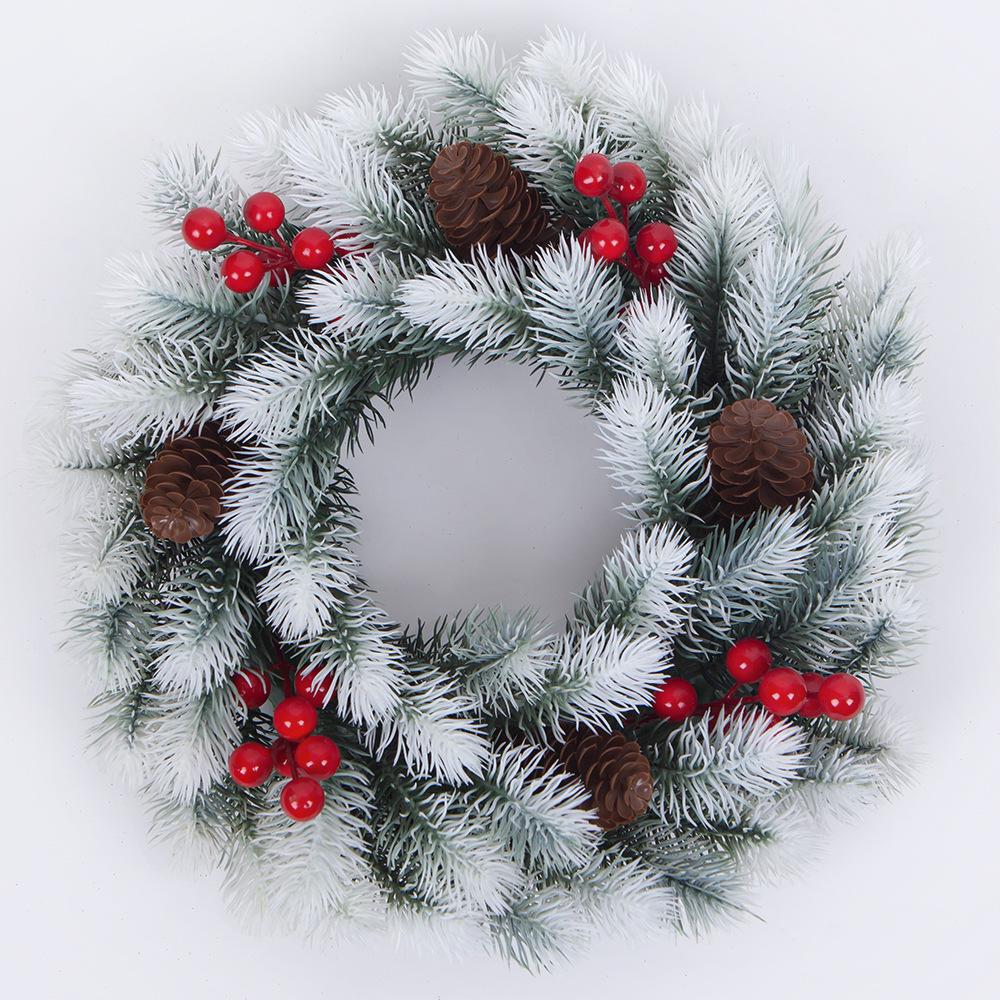 Christmas Wreath Christmas Decoration Door Hanging Arrangement Christmas Pendant Christmas Window Props