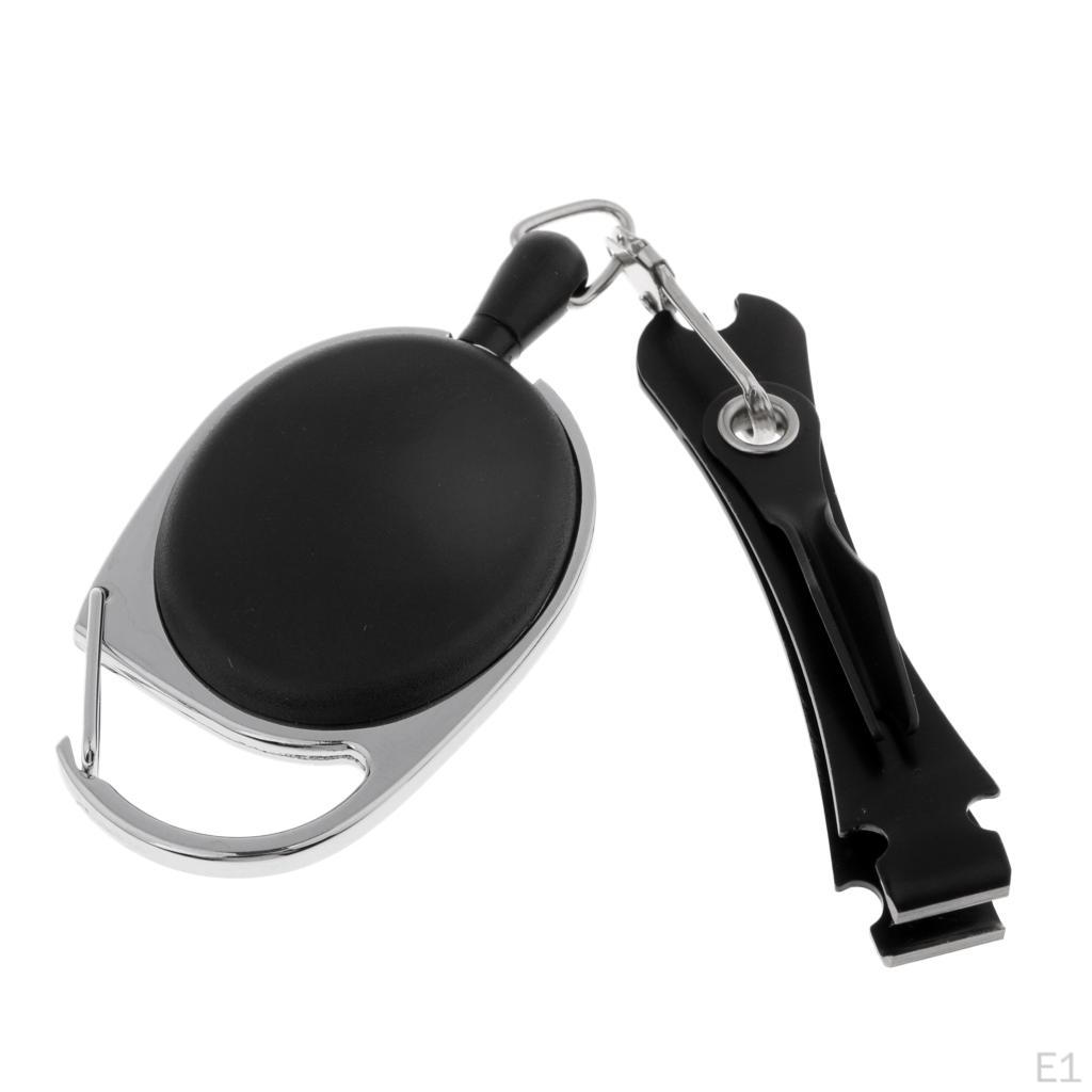 Quick Knot Tying Tool Fishing Clippers Line Nipper With Retractor