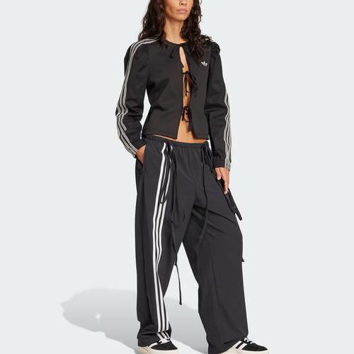 Adidas Originals RIBBON TRACKSUIT BOTTOMS Casual Pants Women's Black JV9727