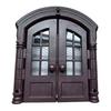 Retro Cat Door French Style Cat Door Lockable Double Door Easy Installation Pet