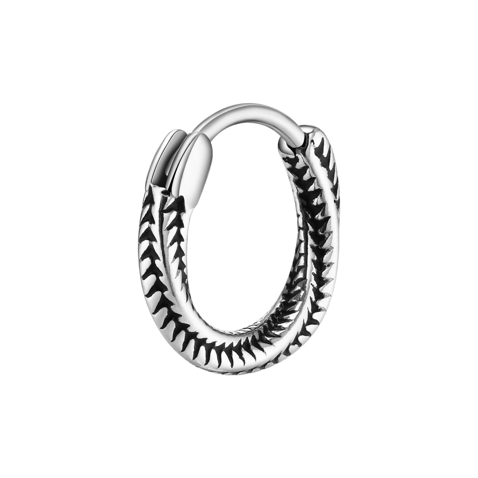 

Vnox Этнические серьги-кольца-хагги для мужчин и мальчиков, гипоаллергенная нержавеющая сталь, рок-панк, круглые серьги, подарки бойфренду, лучшему другу