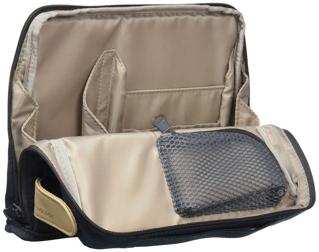 KOKUYO Tool Pen Bag-in-Bag Stand, Hakobiz, Navy, Kaha-HB11B