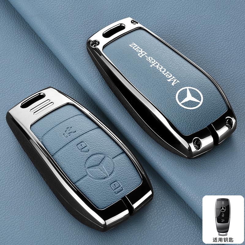 

2025 Hot Leather Car Remote Key Case Fob Cover For Mercedes Benz A C E S G GLS CLA Class W213 W203 W211 W205 W177X167 W204 Acces