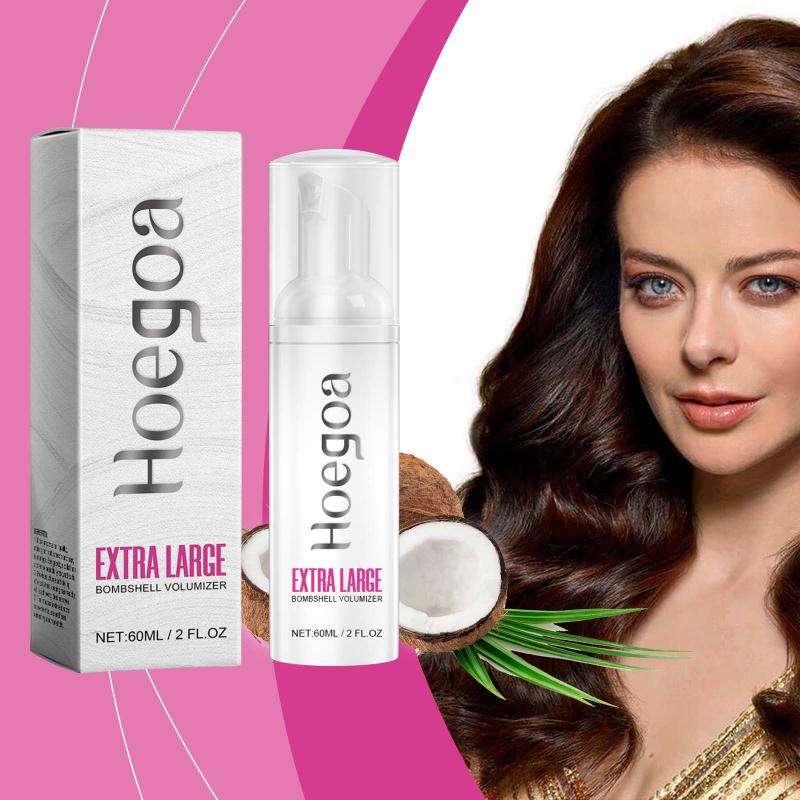 Hoegoa Volumizing Curly Hair Styling Mousse Hair Mousse Styling Wax Foam Moisturizing Care Mousse For Curly Hair