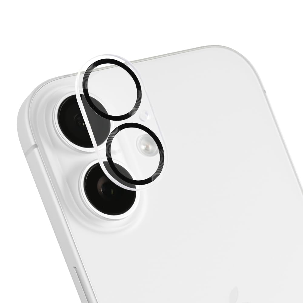

iFace iPhone 17 Camera Lens Tempered Glass 17 Camera Lens Camera Lens Camera Camera Lens 9H Protector, (Metal Black) [iPhone Protector, Cover, Film,
