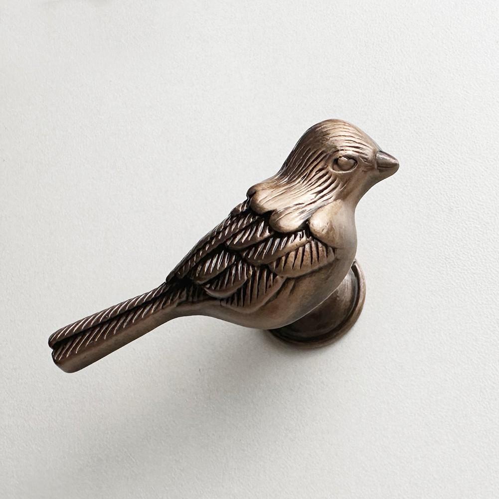 Bird Shaped Handle Drawer Pulls Zinc Alloy Knobs Everyday Use