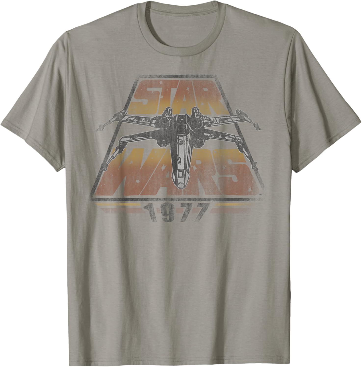 Star Wars X-Wing 1977 Vintage Retro C1 Disney+ T-Shirt S разноцветный