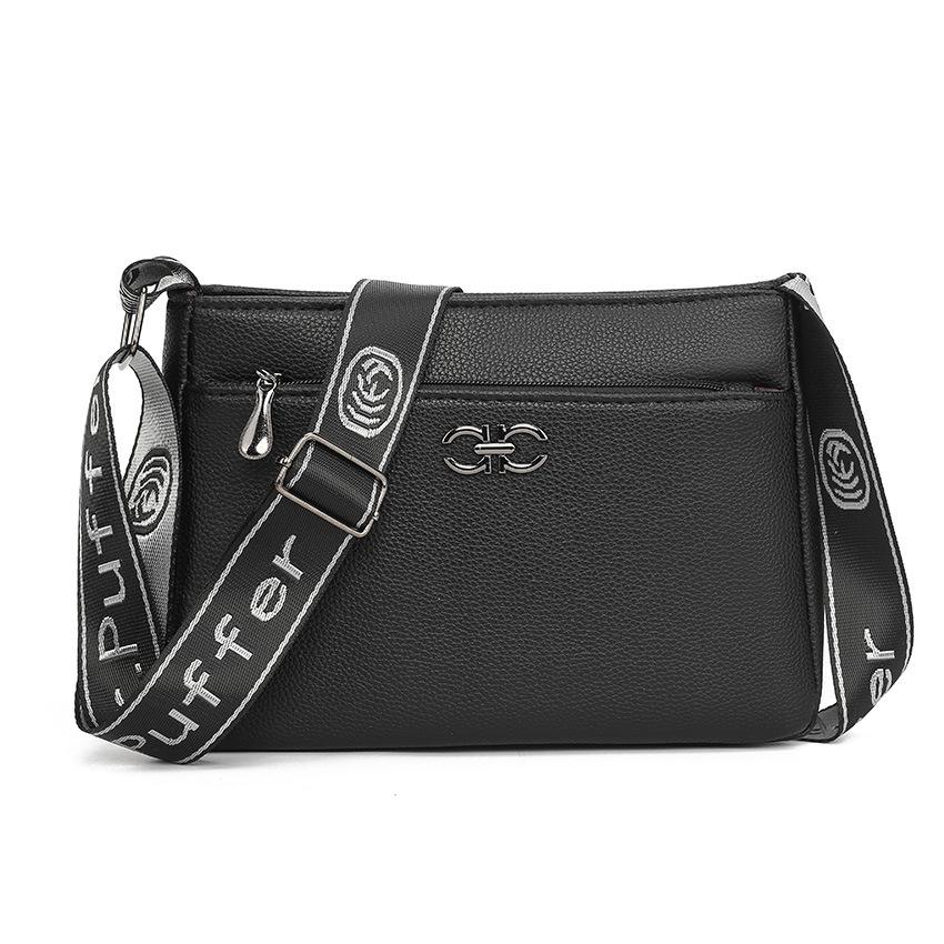 

Большие однотонные сумки из мягкой кожи для мам среднего и пожилого возраста, вместительные сумки кроссбоди на одно плечо для женщин