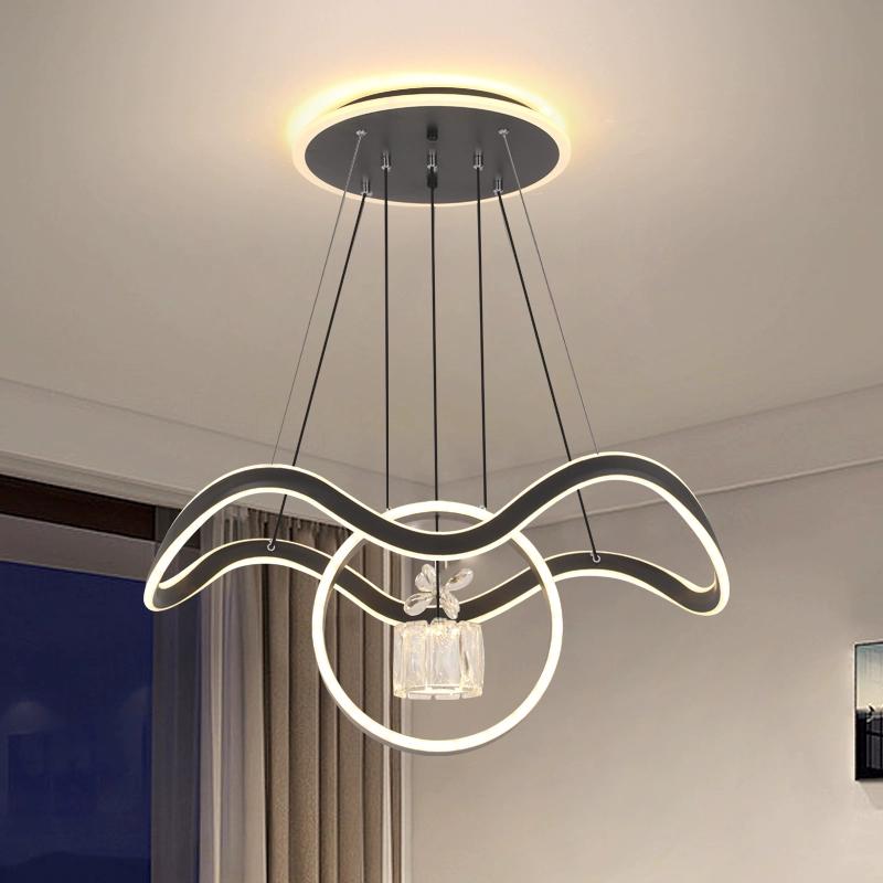 Modern Minimalist Long Dining Table, Bedroom, Living Room, Chandelier