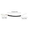 Rubber Speargun Shooting Line with Snap Swivel/Pigtail Swivel Spear Shock Cord Spear Fishing Equipment for Avoiding Losing Catch
