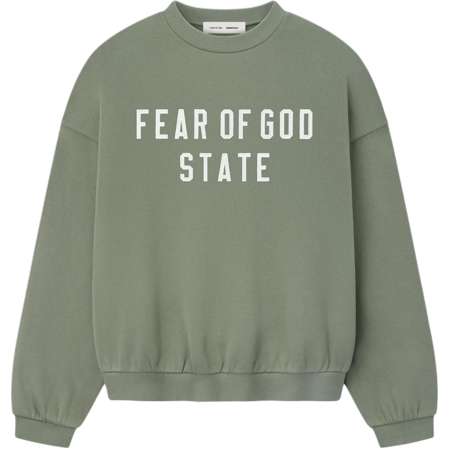 

Fear of God Essentials 90s Crewneck Moss Men Tops Green 192SP256557F L