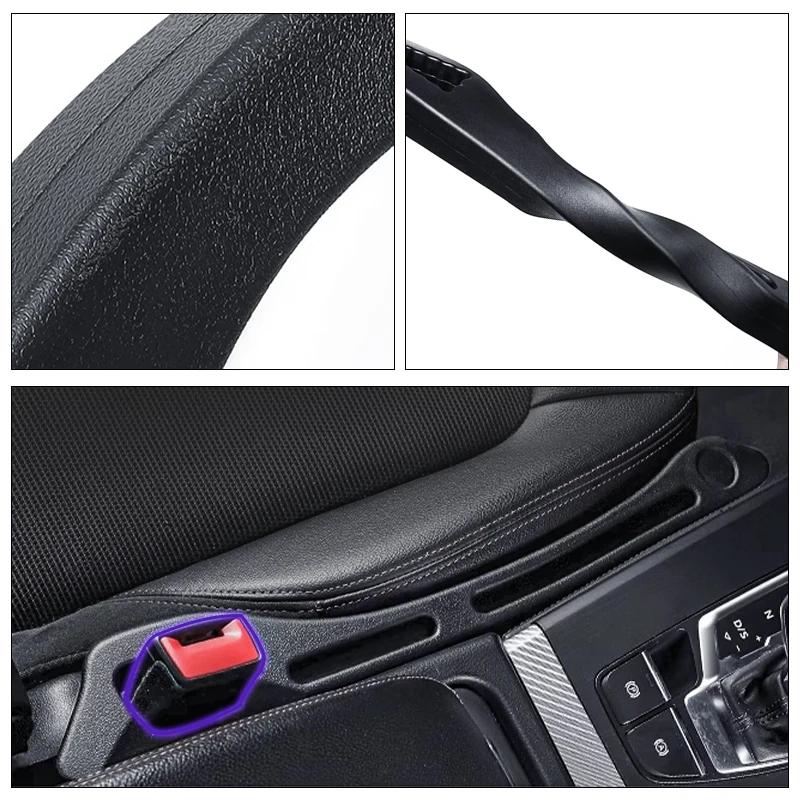 2pcs Car Seat Gap Filler Side Seam Plug Leak-proof Filling Strip For Citroen C5 C1 C2 C6 C4L DS3 DS4 DS5 C-Elysee Grand Berlingo aia256