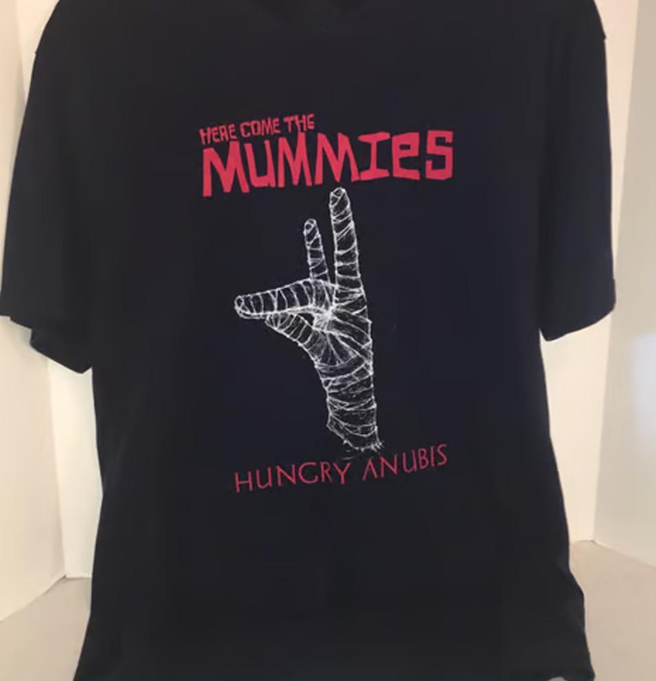 Футболка The Mummies Here Come The Mummies Hungry Anubis AE127 Унисекс XXXXL
