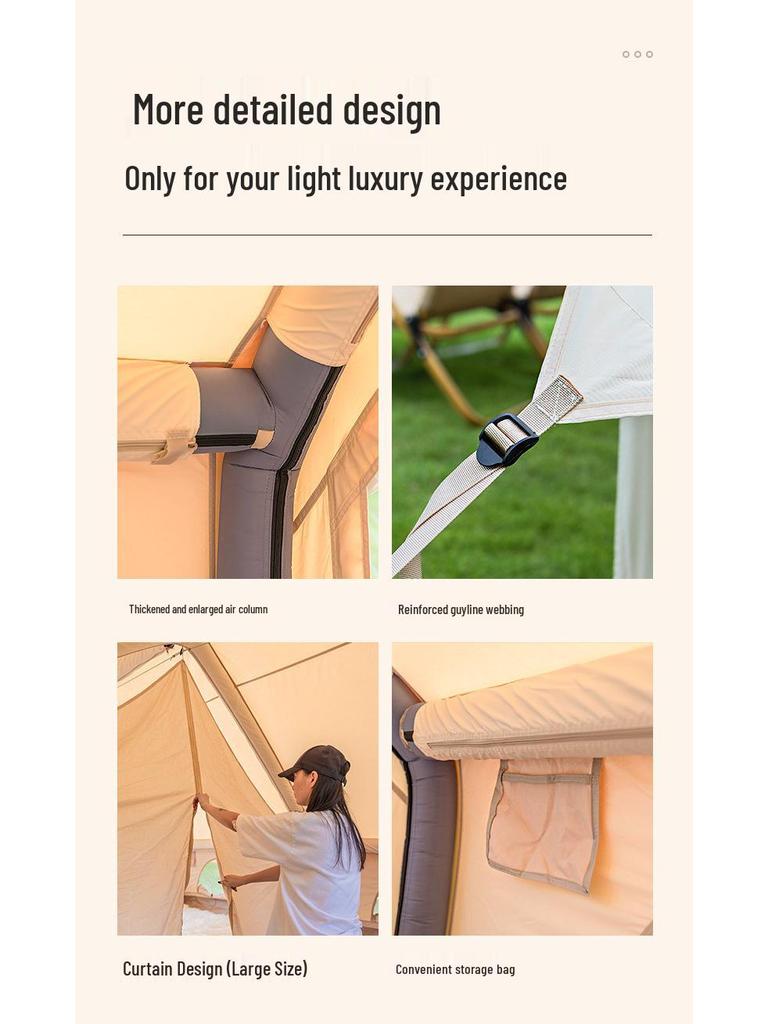 Portable Fully Automatic Rainproof Inflatable Camping Tent
