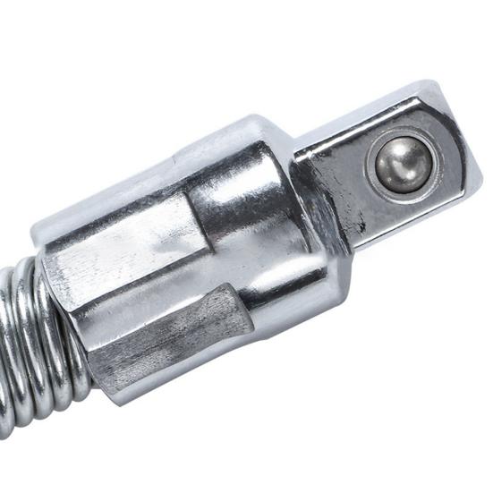 Adaptador de Barra de Extensão Flexível com Haste Sextavada Chave Catraca Encaixe de Acionamento Ferramenta Manual