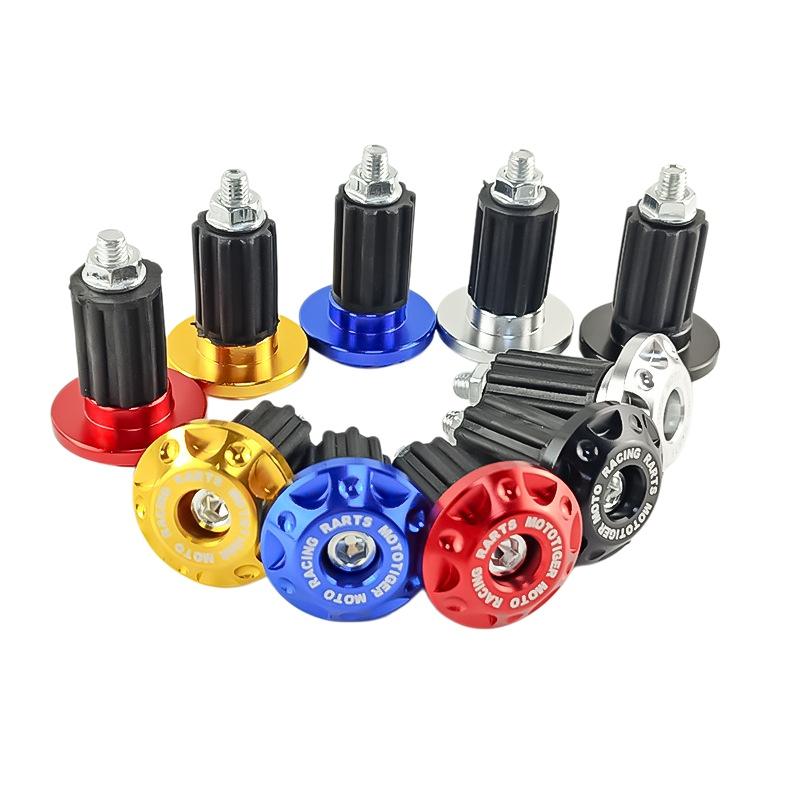 2 Stück Motorrad Lenkergriffkappen Schieber Universelle Lenkerendkappe Stecker Motorrad Dirt Bike Zubehör