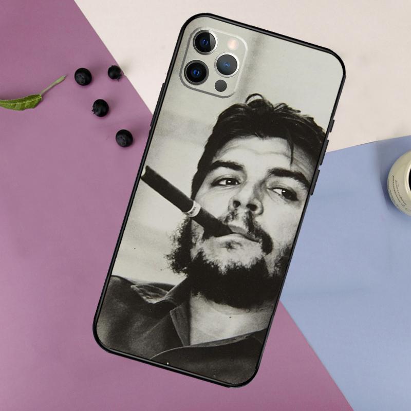 Che Guevara Phone Case For iPhone 16 15 14 13 12 11 17 Pro Max 13 Mini 16 Plus 16e 17 Air Bumper Cover