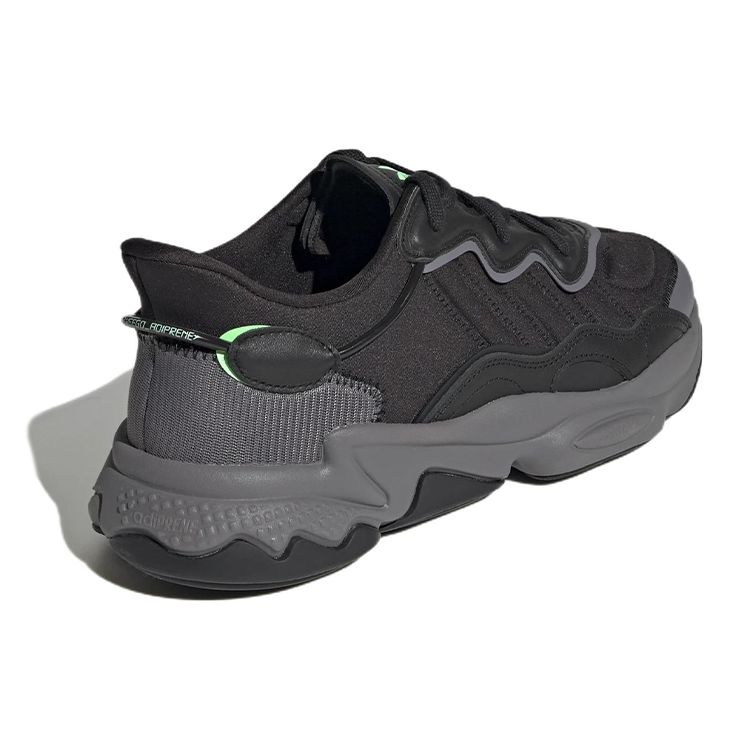 Adidas Ozweego Black Charcoal Screaming Green Men Sneakers Core-Black Charcoal-Solid-Grey HR1168