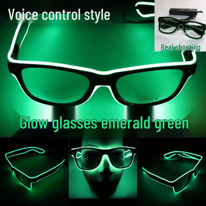 Luminous LED Voice-Activated Neon Party Glasses