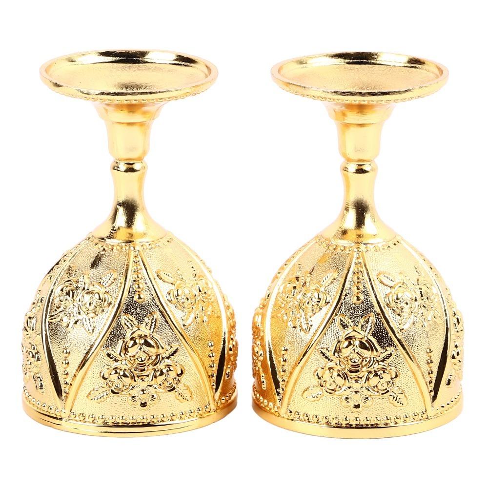 Zinc Alloy Wine Glass Gold Chalice Goblet Goblets & Chalices Shot Glass  For Wedding